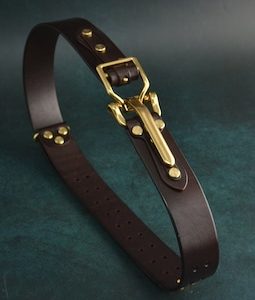 Handmade Littleton Cavalry Mens Leather Belt Man Outfit Belt